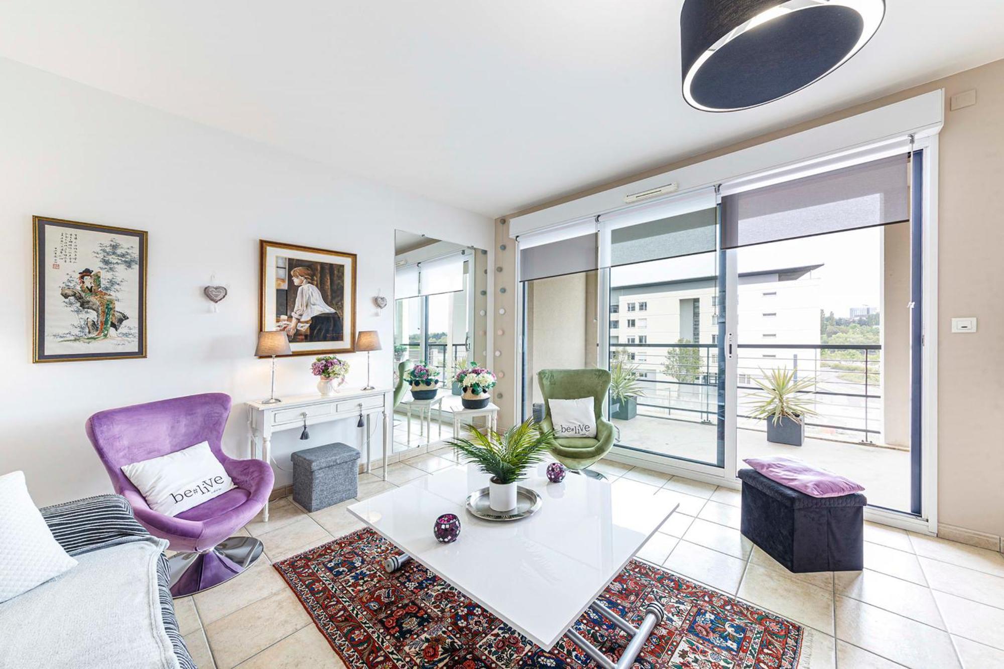 Ferienwohnung L'Aragon Wifi Balcon Vue La Maine Angers Exterior foto